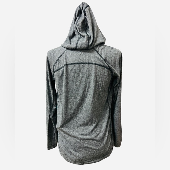 Under Armour Threadborne Train Twist Hoodie HeatGear Running Shirt Womens Sz S - Picture 7 of 8